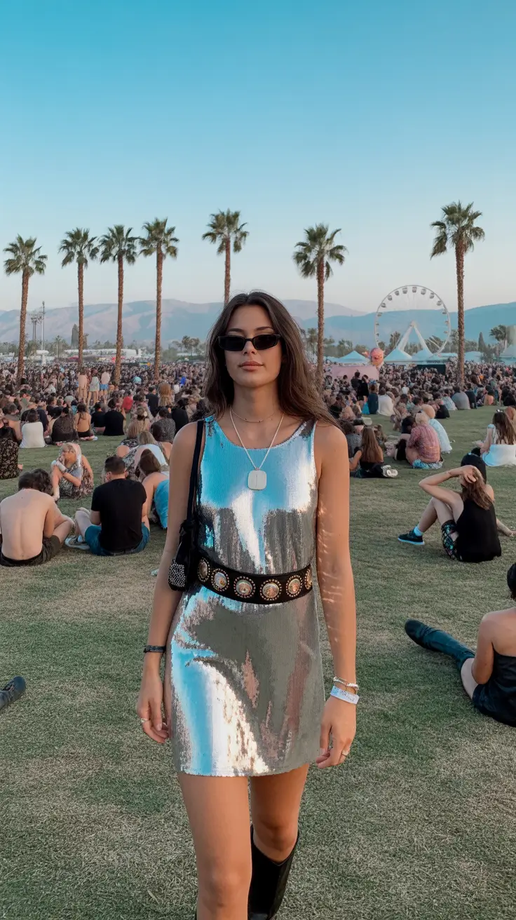 cute spring rave outfits 2026 Mirror Mirage Desert Glow