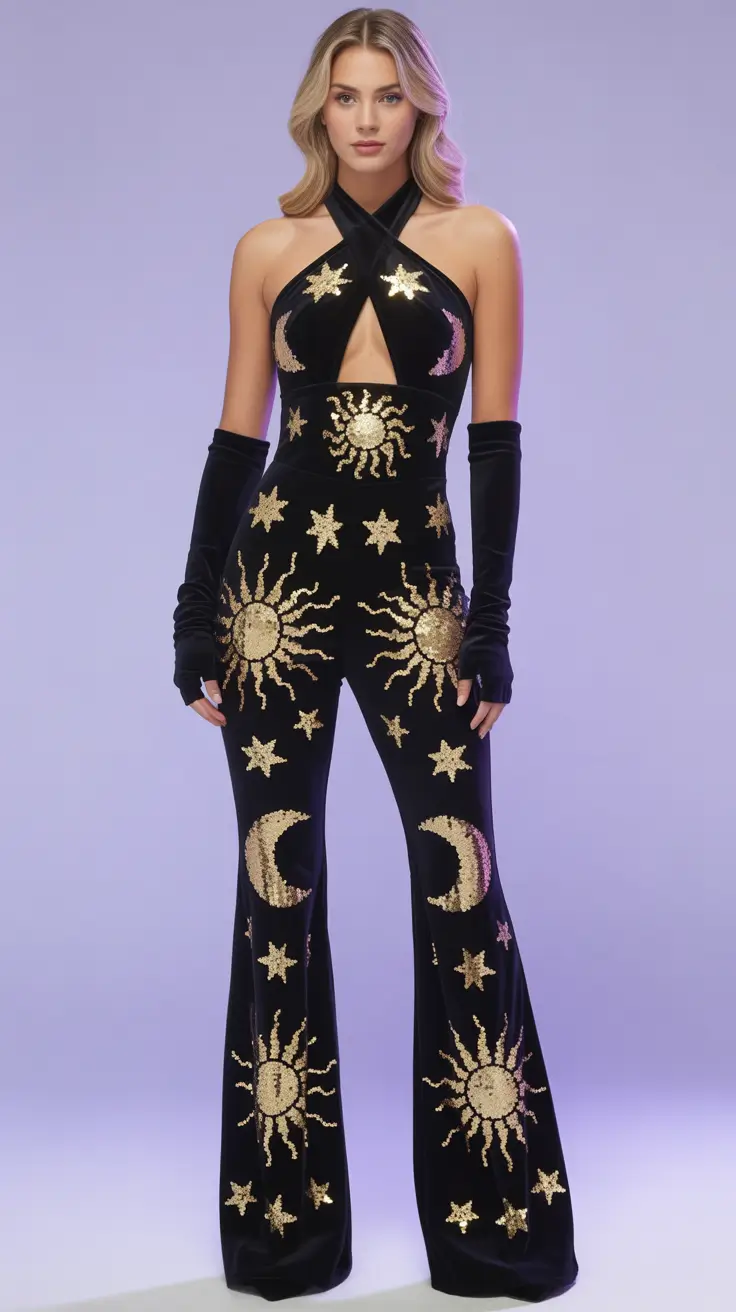 cute spring rave outfits 2026 Midnight Astrology Velvet Power