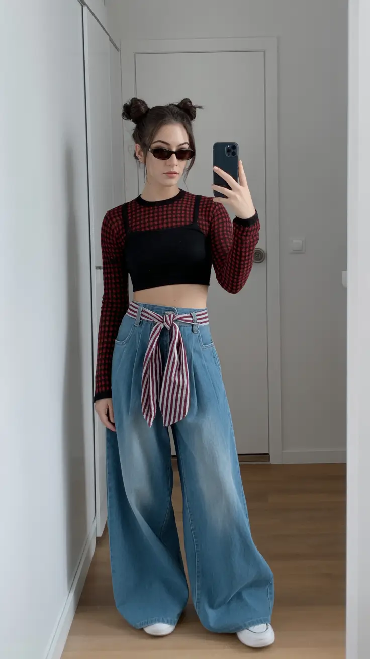 cute spring rave outfits 2026 Retro Raver Sweet Rebel