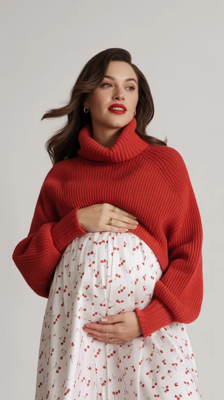 must-have spring outfit for pregnant women 2026 - Cherry Blossoms and Spring Warmth