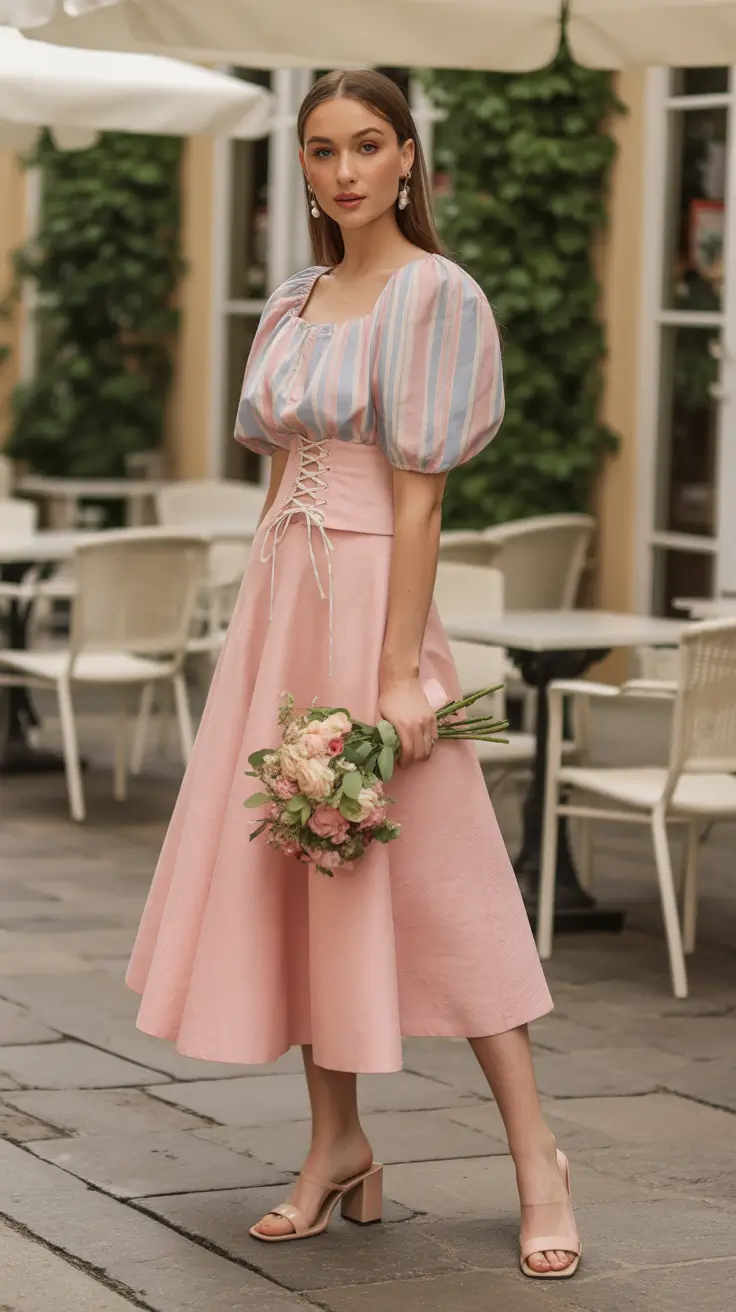 spring travel outfits 2026 - Romantic Spring Dressing for European Getaways