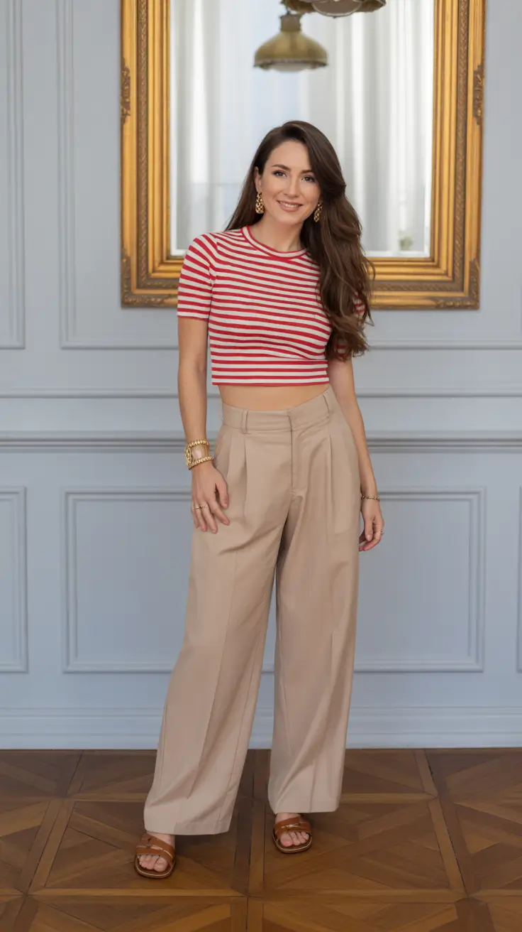 spring travel outfits 2026 - French-Inspired Stripes with Elegant Neutrals