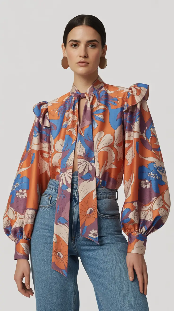 spring wardrobe 2026 Bold Florals with Retro Elegance