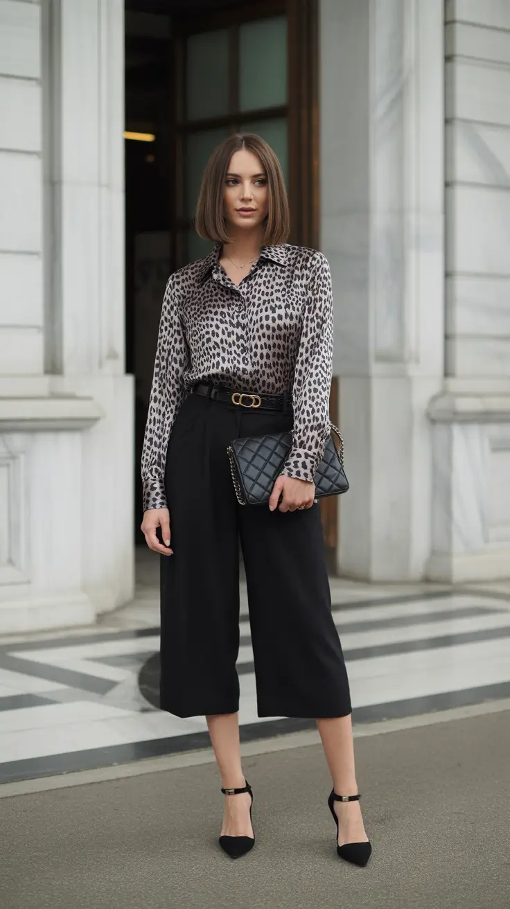 spring wardrobe 2026 Leopard Print with City Polish