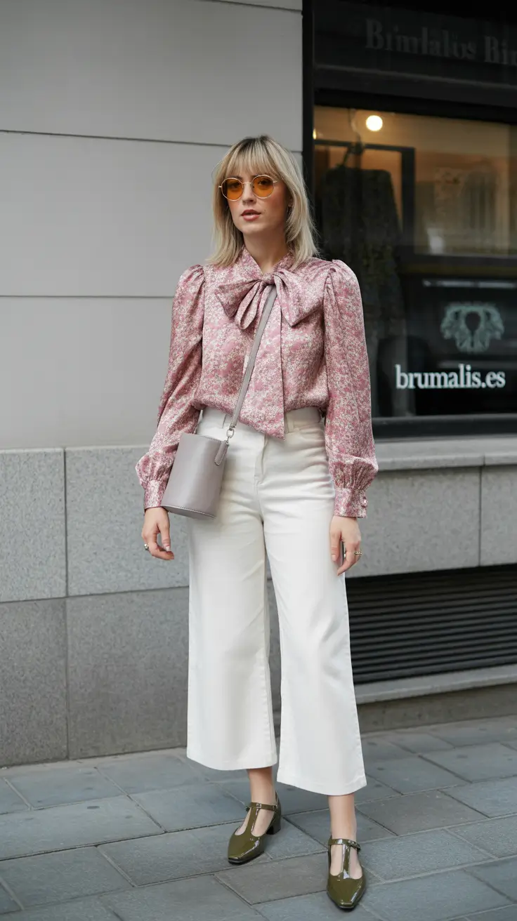 spring wardrobe 2026 Vintage Softness in Florals and Cream