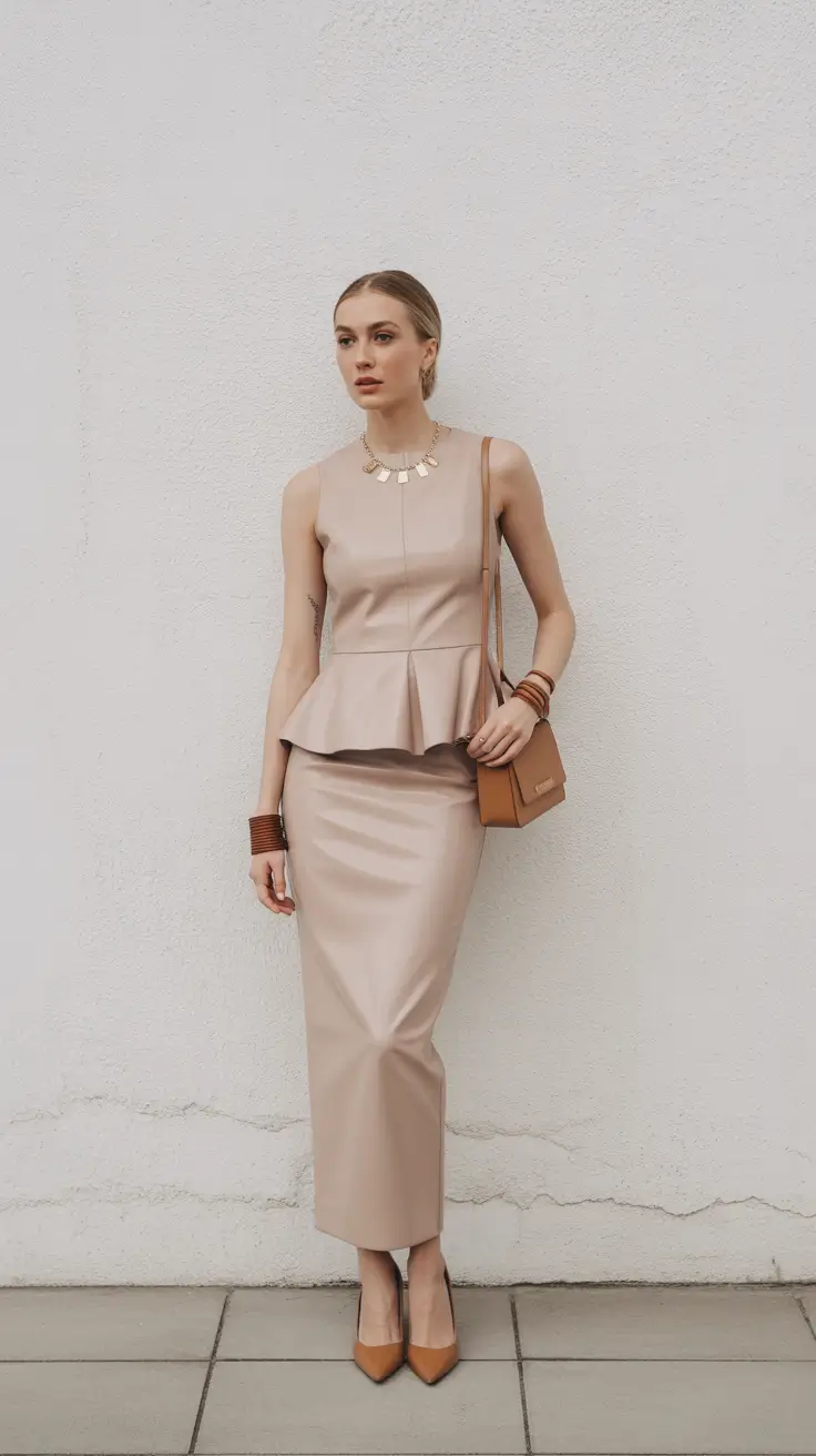 spring wedding outfits for guest Minimalist Neutral Elegance