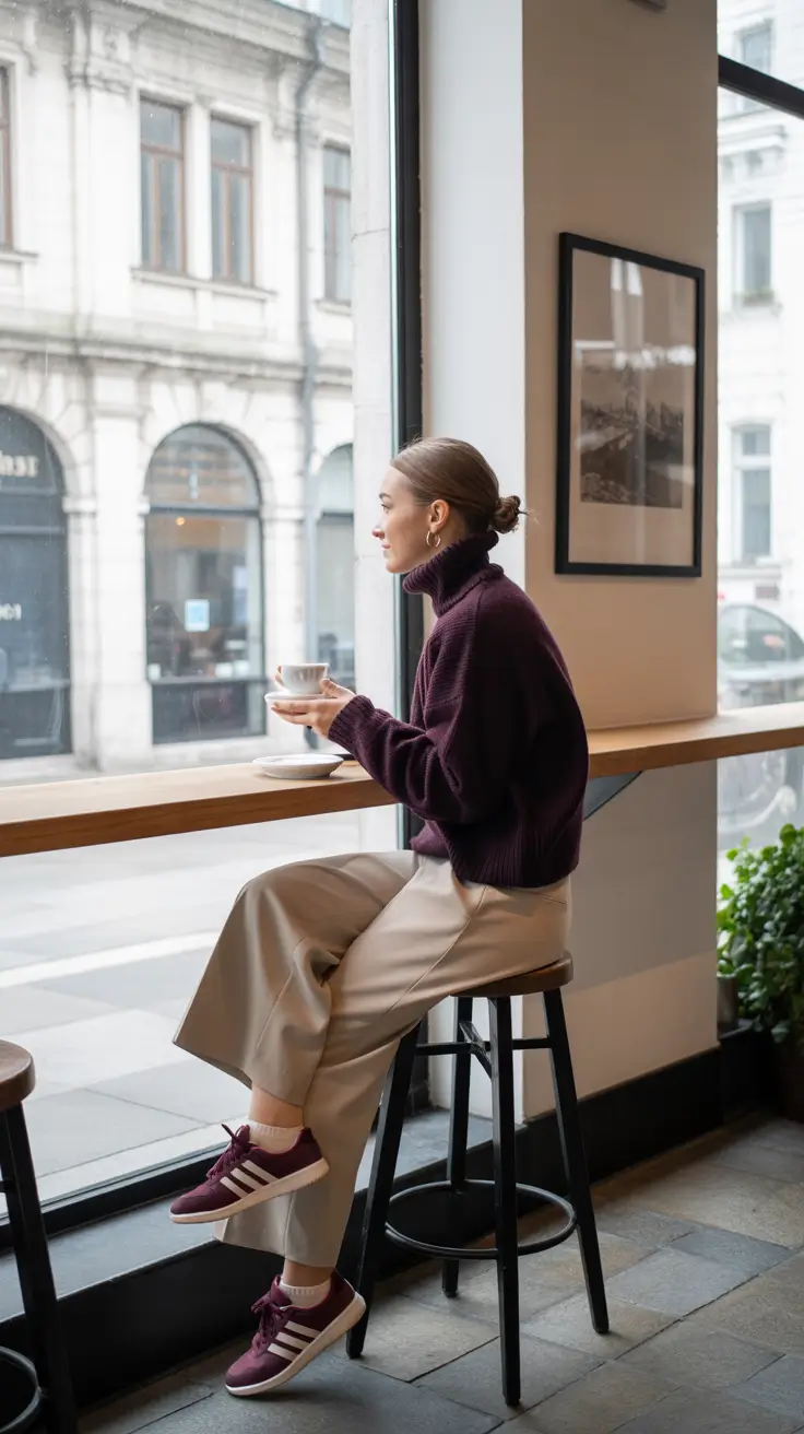 cold spring outfits 2026 Warm Neutrals for a Slow Morning