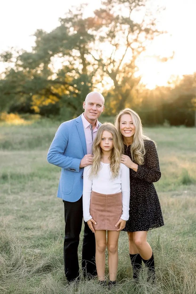 classy spring family pictures outfits 2026 Cool Blues and Warm Neutrals for a Polished Finish