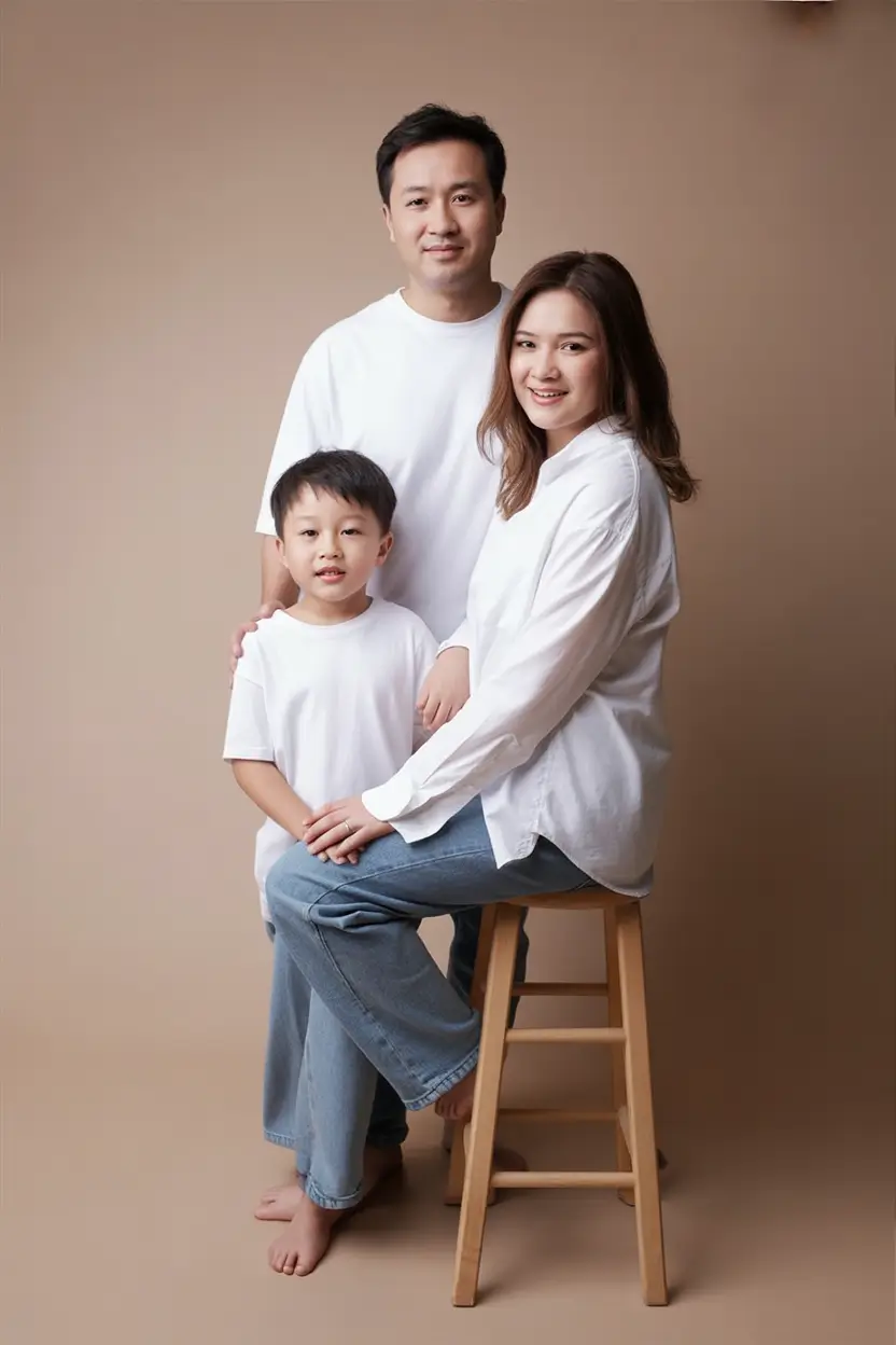 classy spring family pictures outfits 2026 Classic Whites and Denim for Effortless Balance