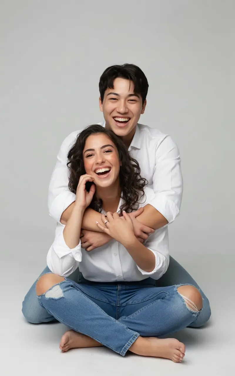 classy spring family pictures outfits 2026 Classic Denim and White for Playful Energy