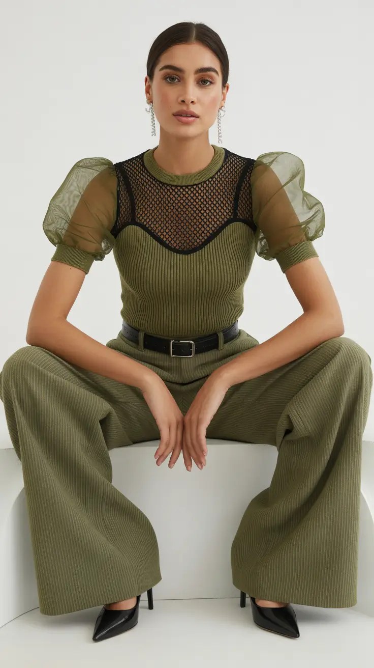 spring dinner outfits Structured Texture With Avant-Garde Femininity