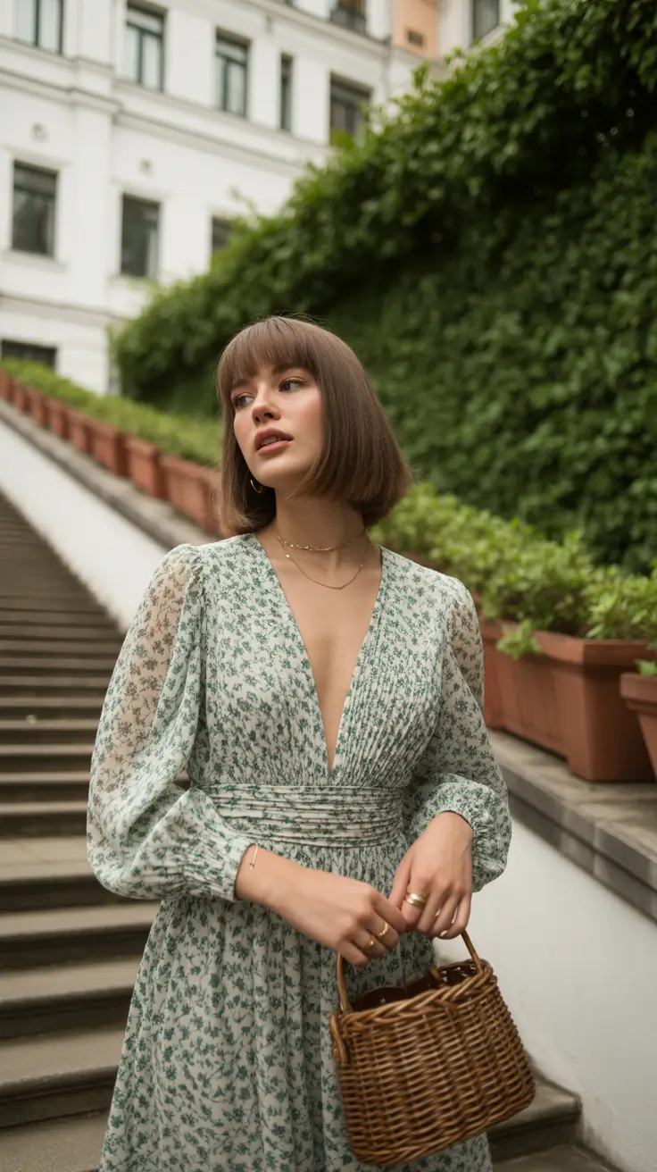 casual spring outfits 2026 Soft Florals and the New Spring Femininity