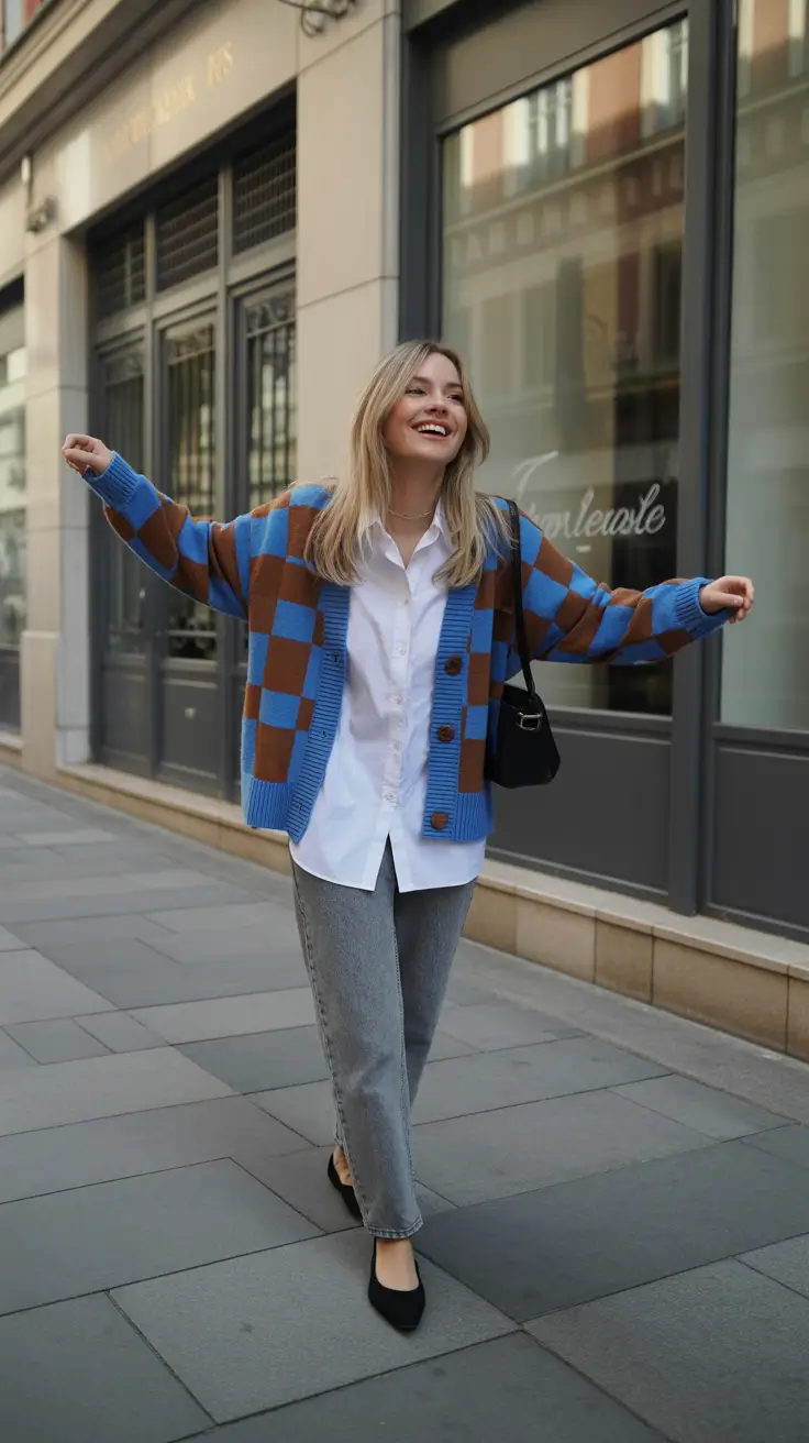 spring break outfit inspo 2026 Playful Blues With a Touch of Retro Charm