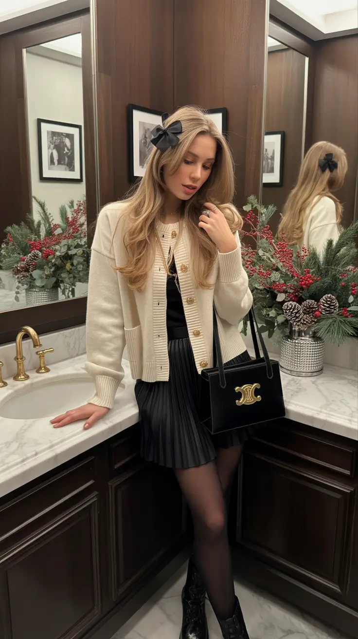 spring break outfit inspo 2026 Elevated Neutrals With a Touch of Romance