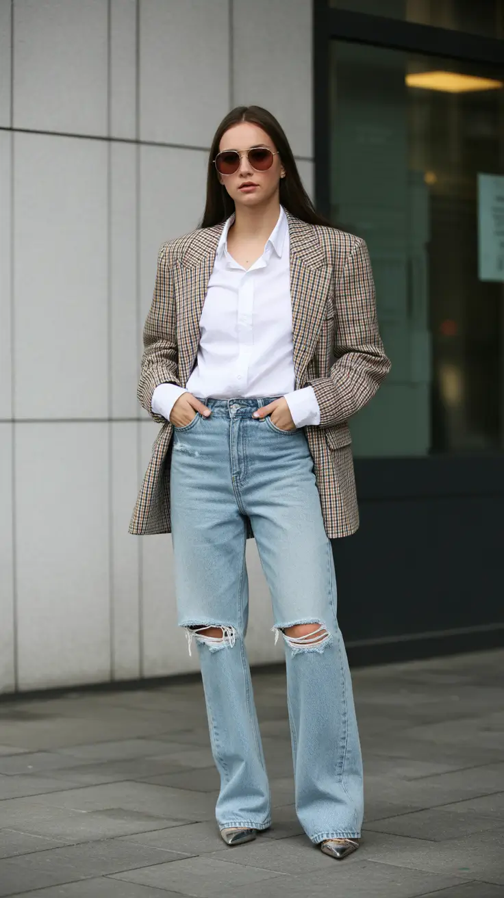 spring break outfit inspo 2026 Classic Layers With That College-Cool Energy