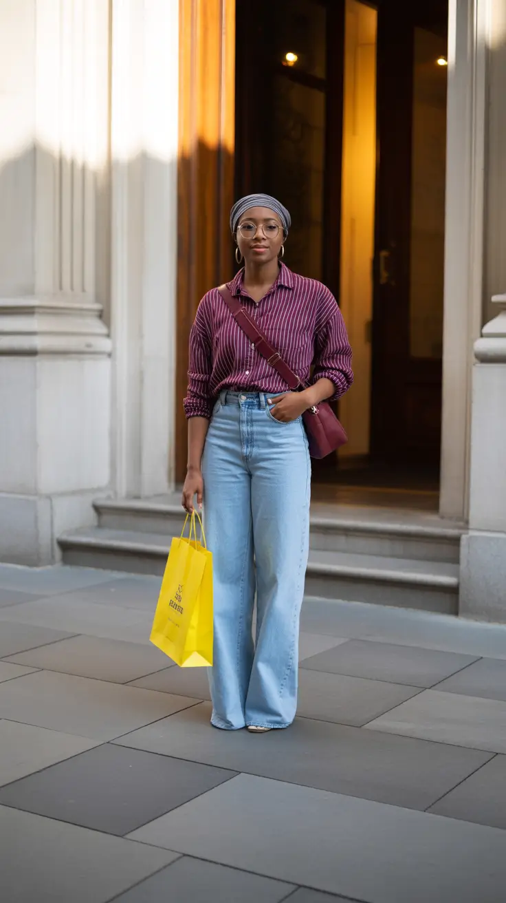 spring outfits black women 2026 Effortless Casual Stripes for Everyday Spring