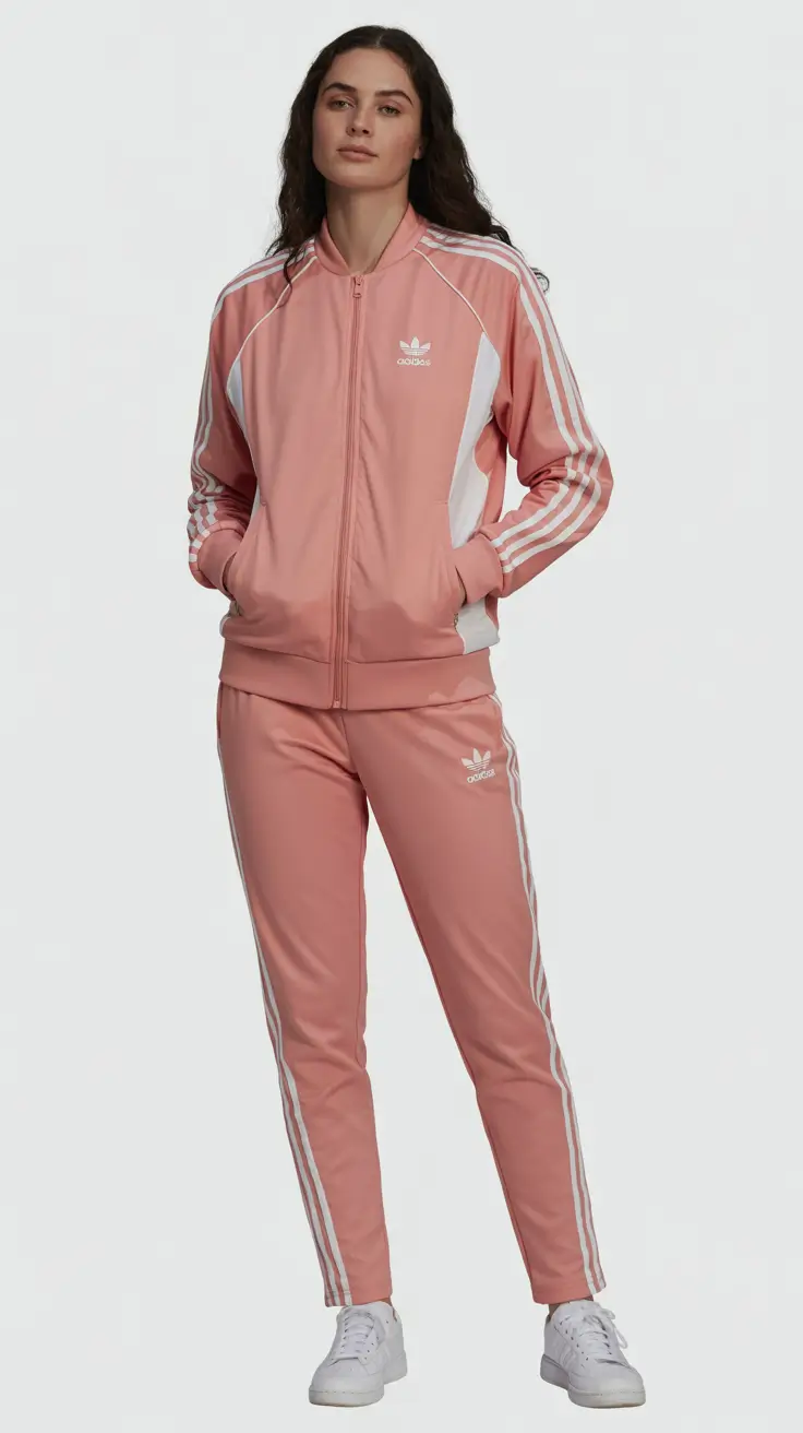 sport outfits women spring Blush Retro Tracksuit for Soft Spring Momentum