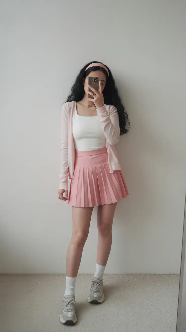 sport outfits women spring Soft Tennis-Inspired Pink for Everyday Lightness