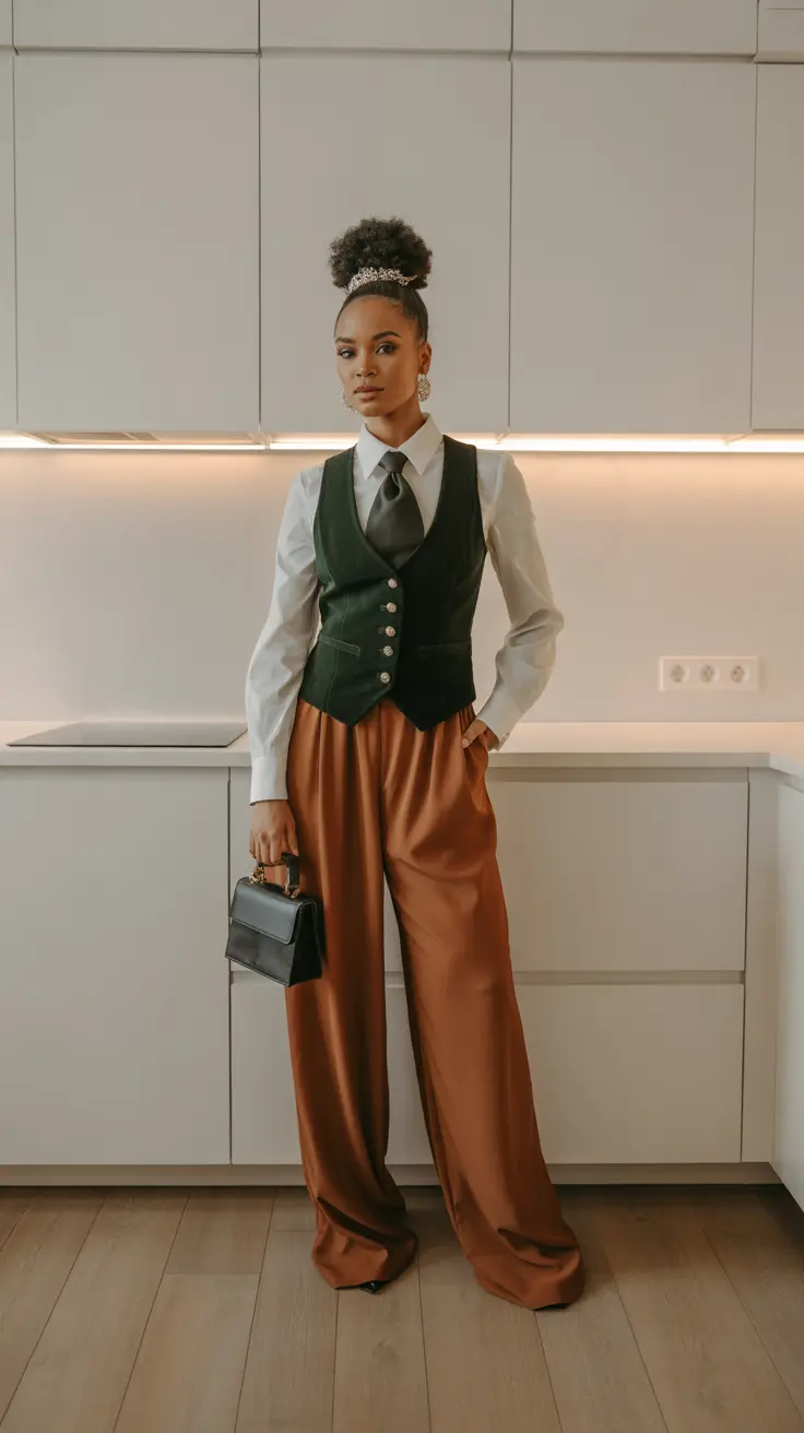 spring work outfits 2026 Vintage-Inspired Smart Elegance