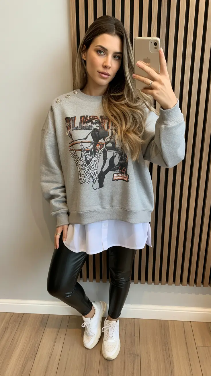 winter to spring outfits 2026 Street Casual Layers with Sporty Energy