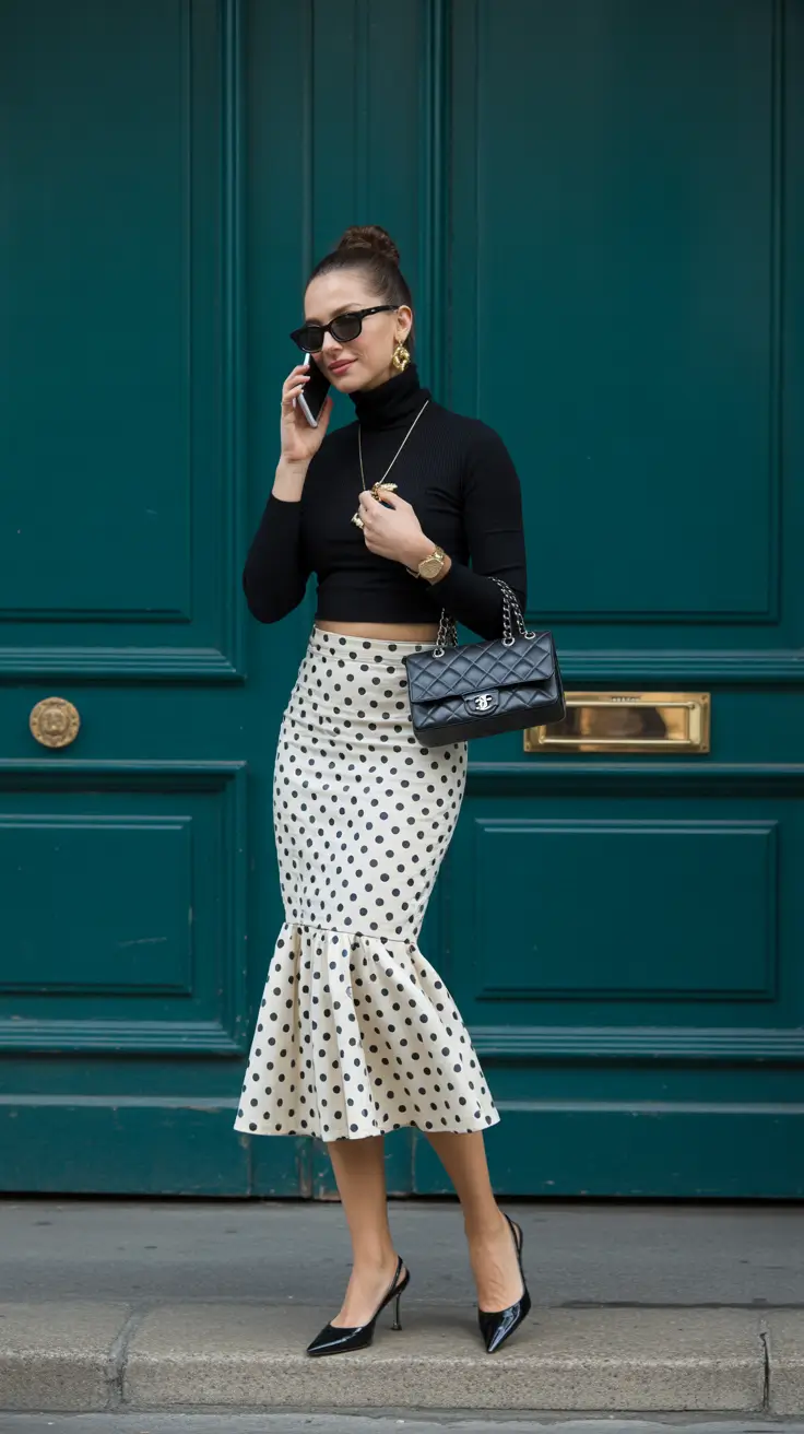 winter to spring outfits 2026 Polished Patterns for Transitional Workdays