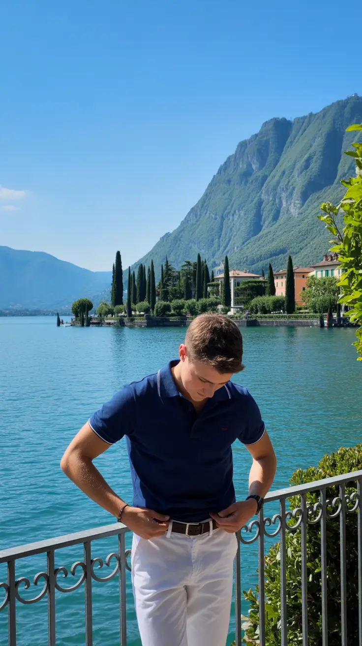 casual summer outfits men 2026 Refined Riviera Polo and Vacation Tailoring