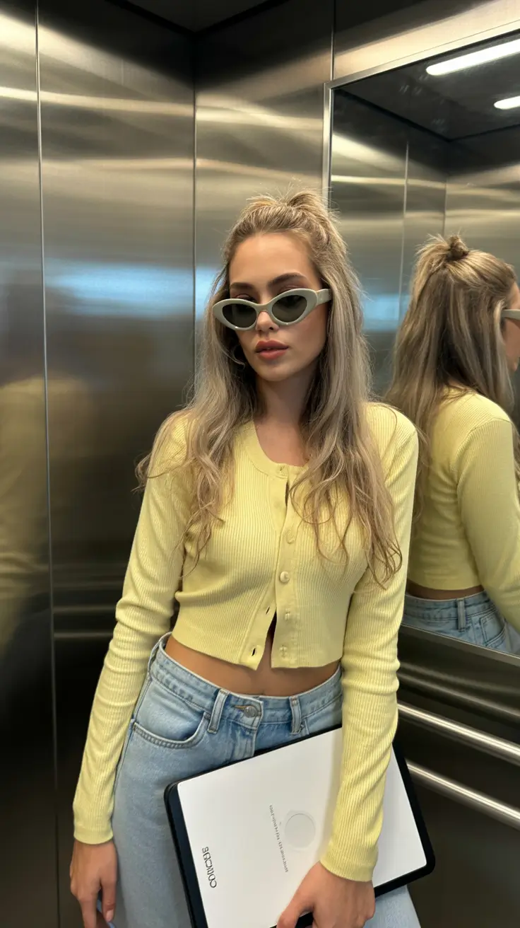 cute summer outfits for teens 2026 Sunny Cropped Cardigans with Retro Summer Attitude