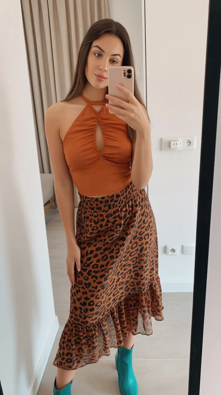 cute Y2K summer outfits 2026 Wild prints and confident summer femininity