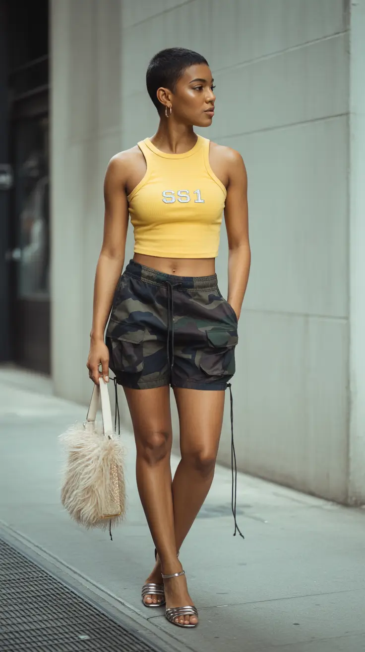 cute Y2K summer outfits 2026 Sporty baddie with a polished edge