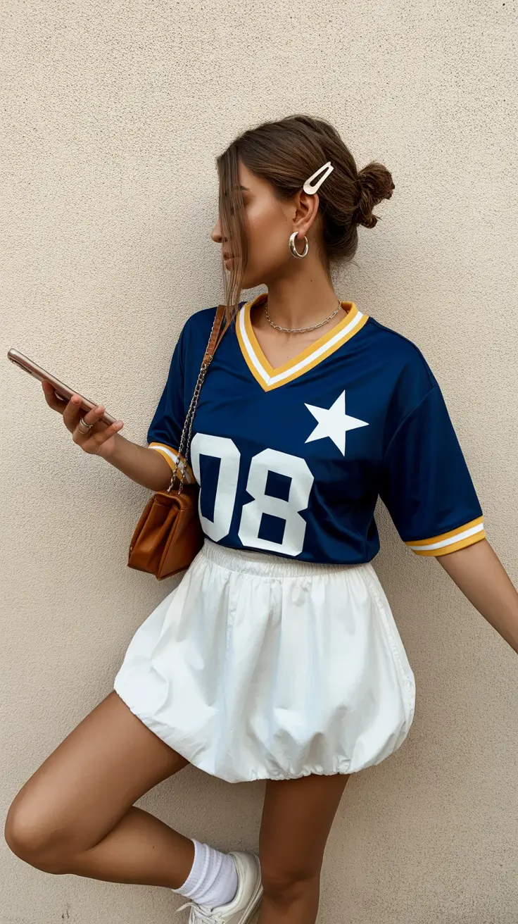 cute Y2K summer outfits 2026 Playful mini silhouettes with sporty nostalgia