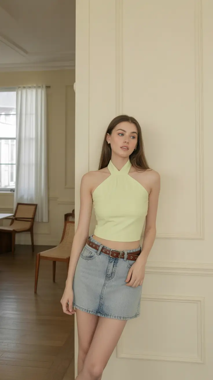 retro vintage summer outfits 2026 Minimal 90s Silhouettes with a Soft Feminine Edge