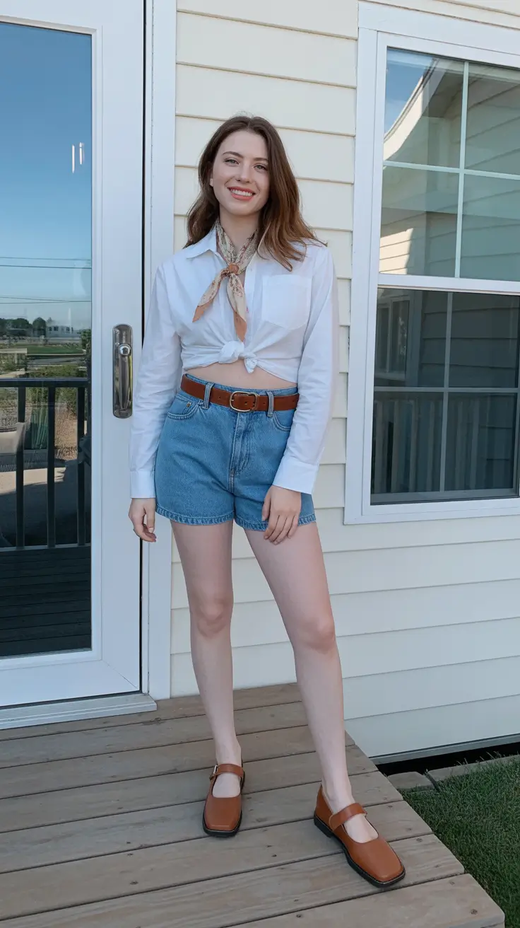 retro vintage summer outfits 2026 Modern Vintage Meets Casual Americana