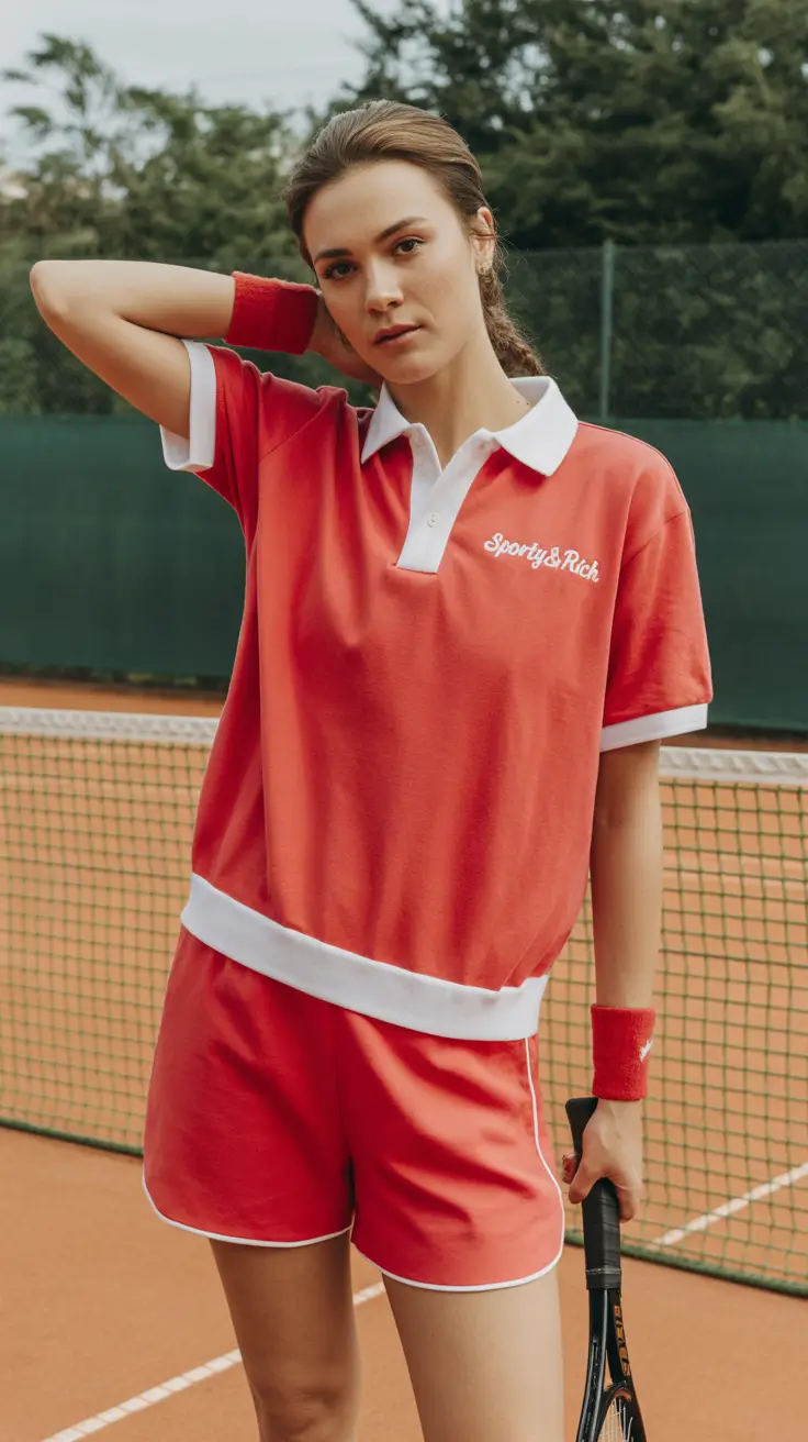sporty chic summer tennis outfits 2026 Retro Sport Sets That Feel Effortless and Bold