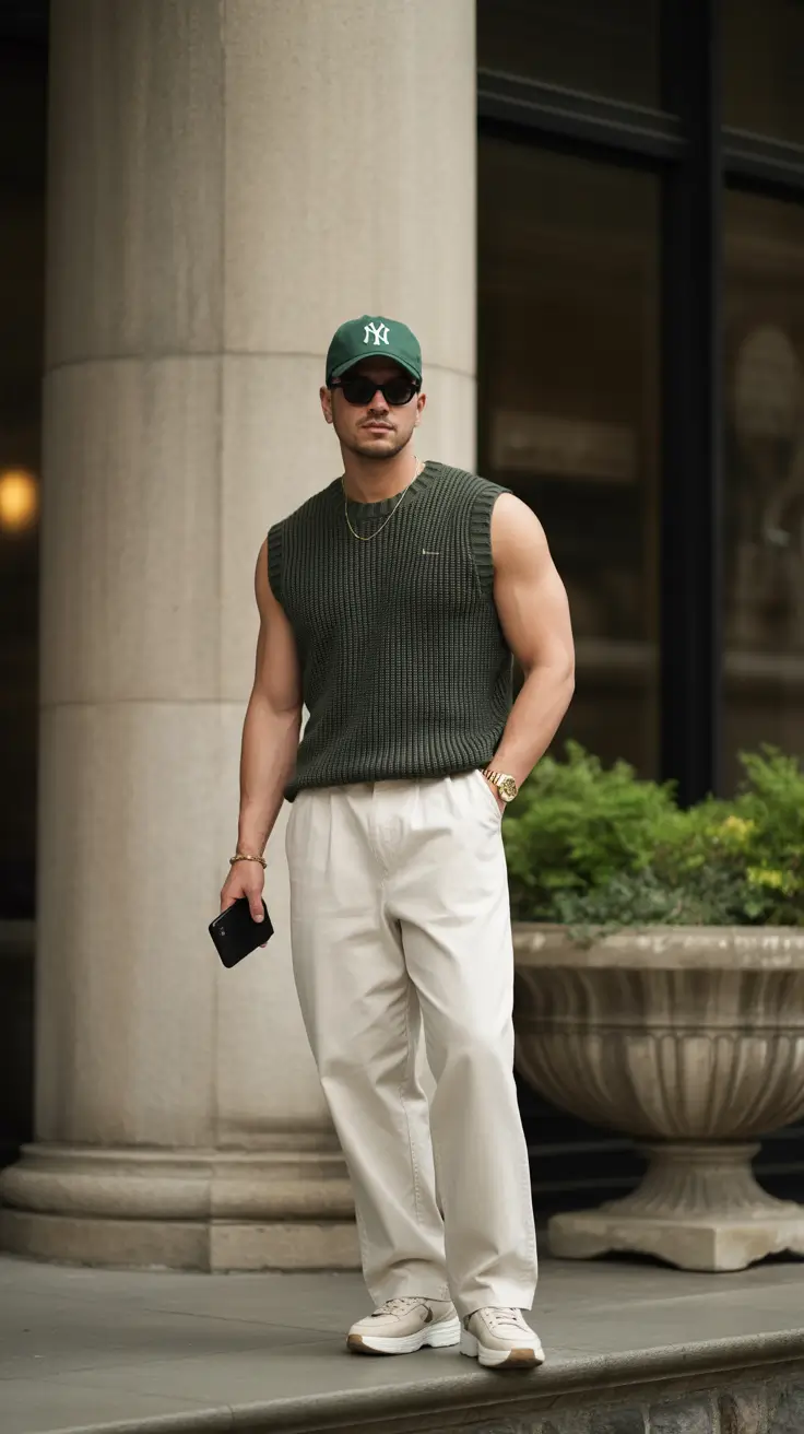 summer outfits fort men 2026 Modern Smart Casual with Athletic Edge