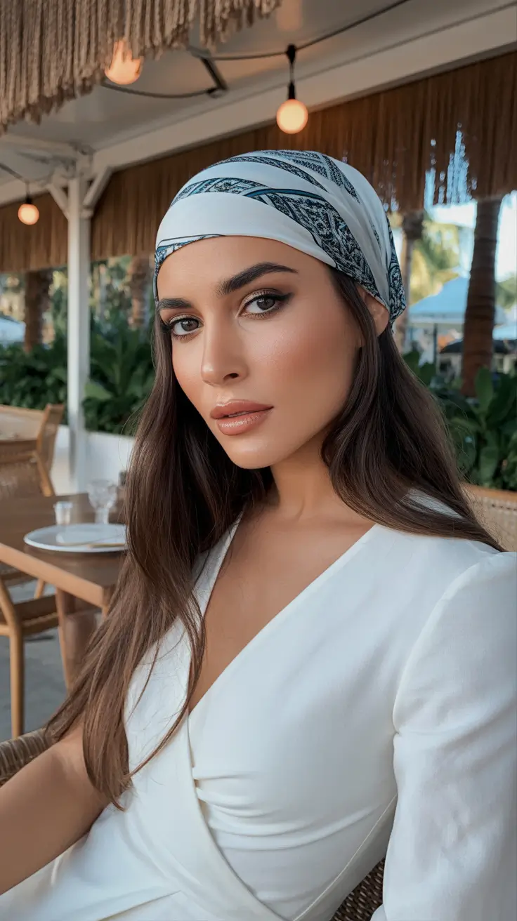 A head bandana—a summer accessory 2026 Polished Resort Style with Modern Simplicity