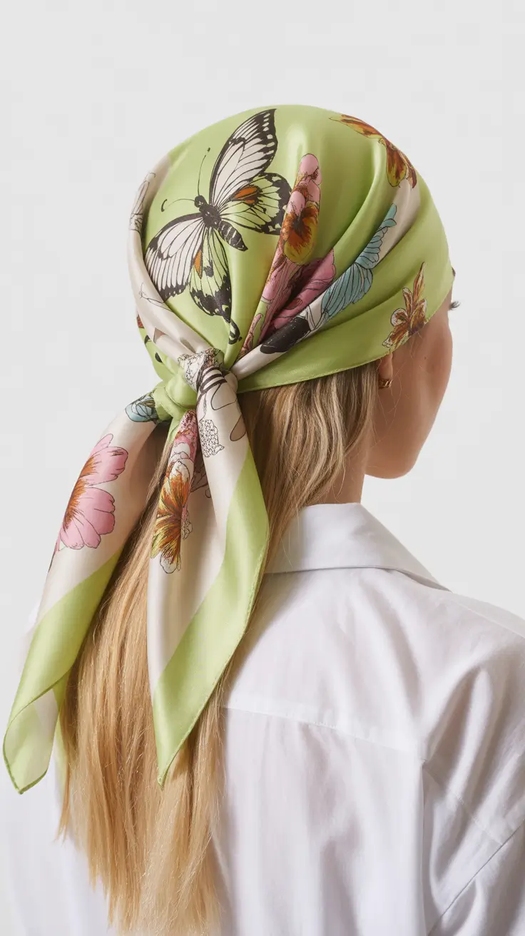 A head bandana—a summer accessory 2026 Soft Botanical Prints and Subtle Statement