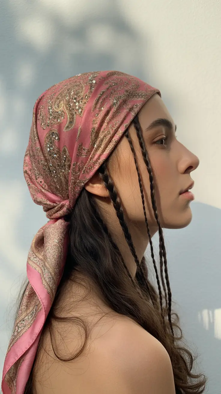 A head bandana—a summer accessory 2026 Bohemian Texture with a Modern Twist