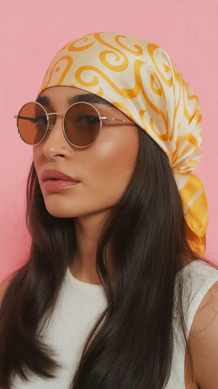 A head bandana—a summer accessory 2026 Golden Glow and Modern Statement Styling