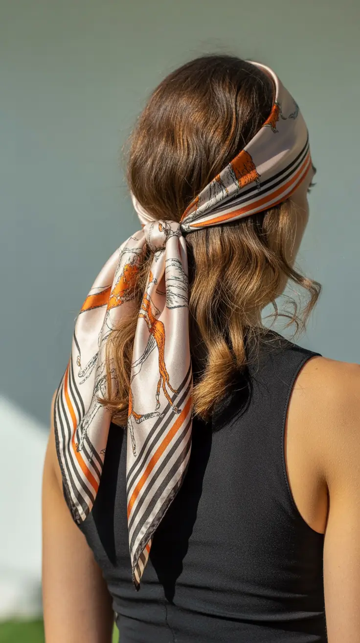 A head bandana—a summer accessory 2026 Romantic Movement and Soft Prints