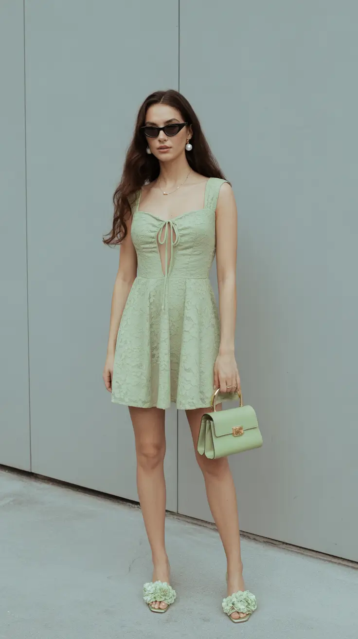 summer capsule wardrobe for women 2026 Soft Mint Dresses That Bring Back Feminine Ease