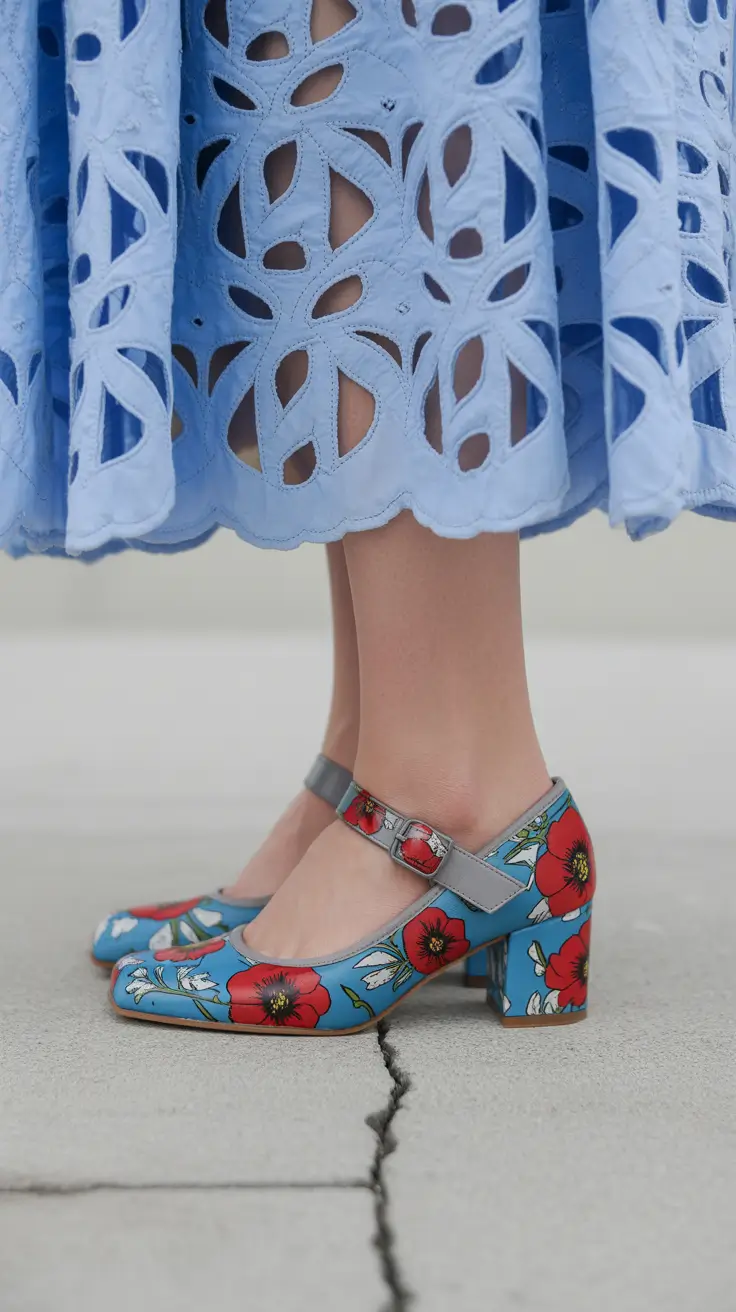 summer outfits with heels for women 2026 Playful Prints with a Vintage Twist