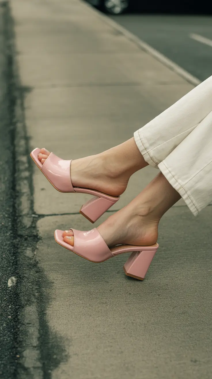 summer outfits with heels for women 2026 Soft Pink Minimalism for Everyday Ease