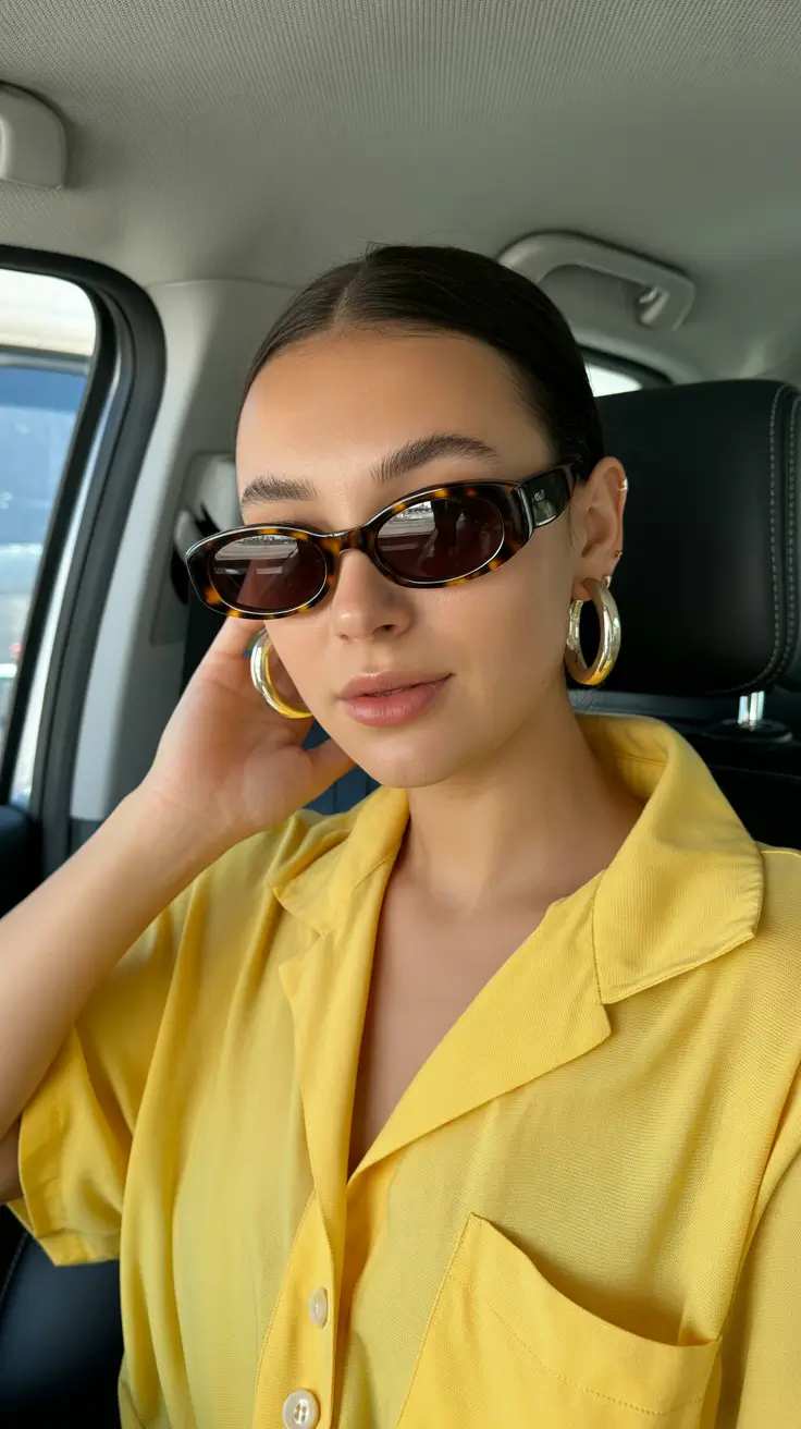 summer sunglasses for women 2026 Soft Retro Energy with Warm Tones