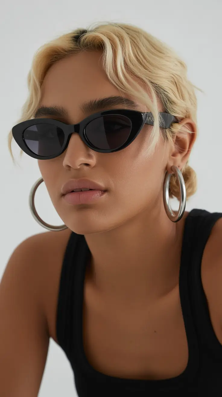 summer sunglasses for women 2026 Soft Retro Cat-Eye with Effortless Cool