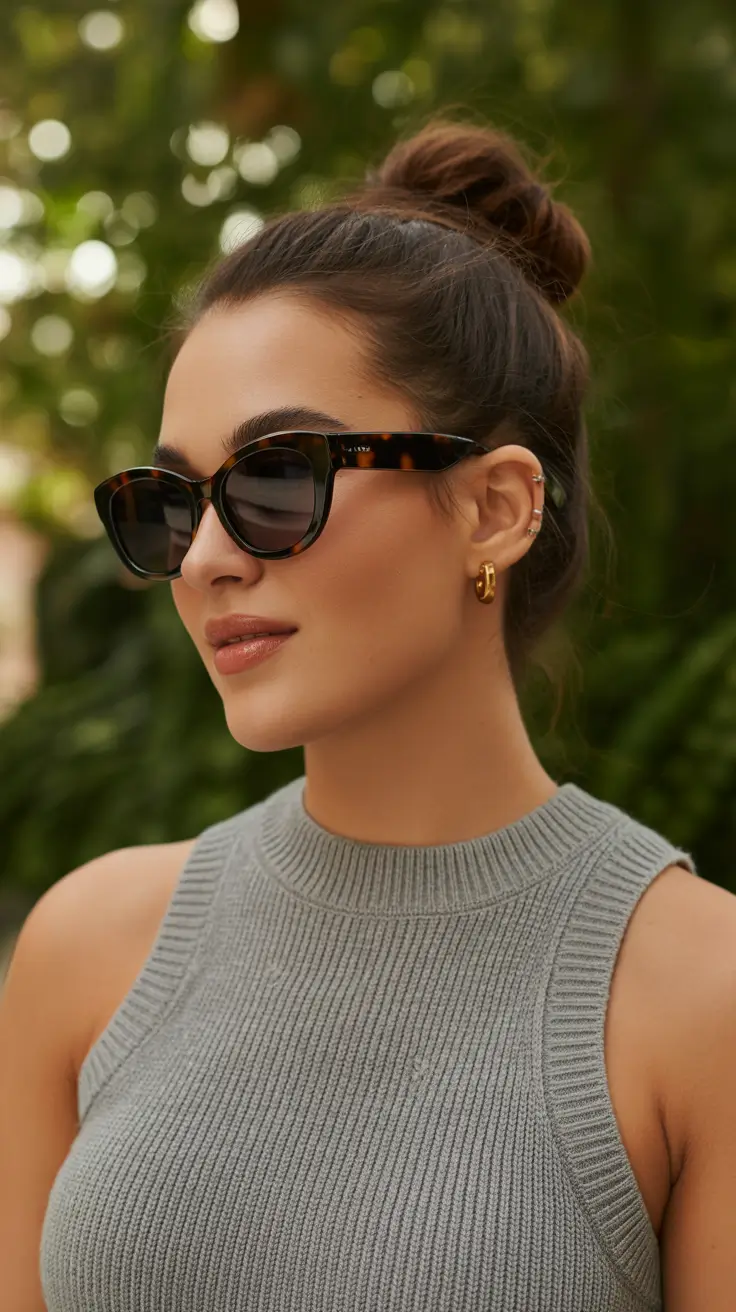 summer sunglasses for women 2026 Effortless Tortoiseshell for Everyday Cool