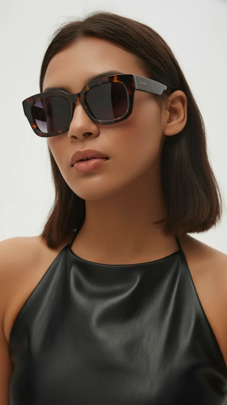 summer sunglasses for women 2026 Minimalist Black Frames That Always Work