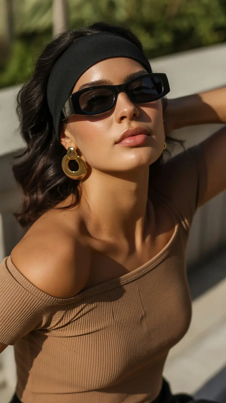 summer sunglasses for women 2026 Sporty Chic Meets Sun-Kissed Skin