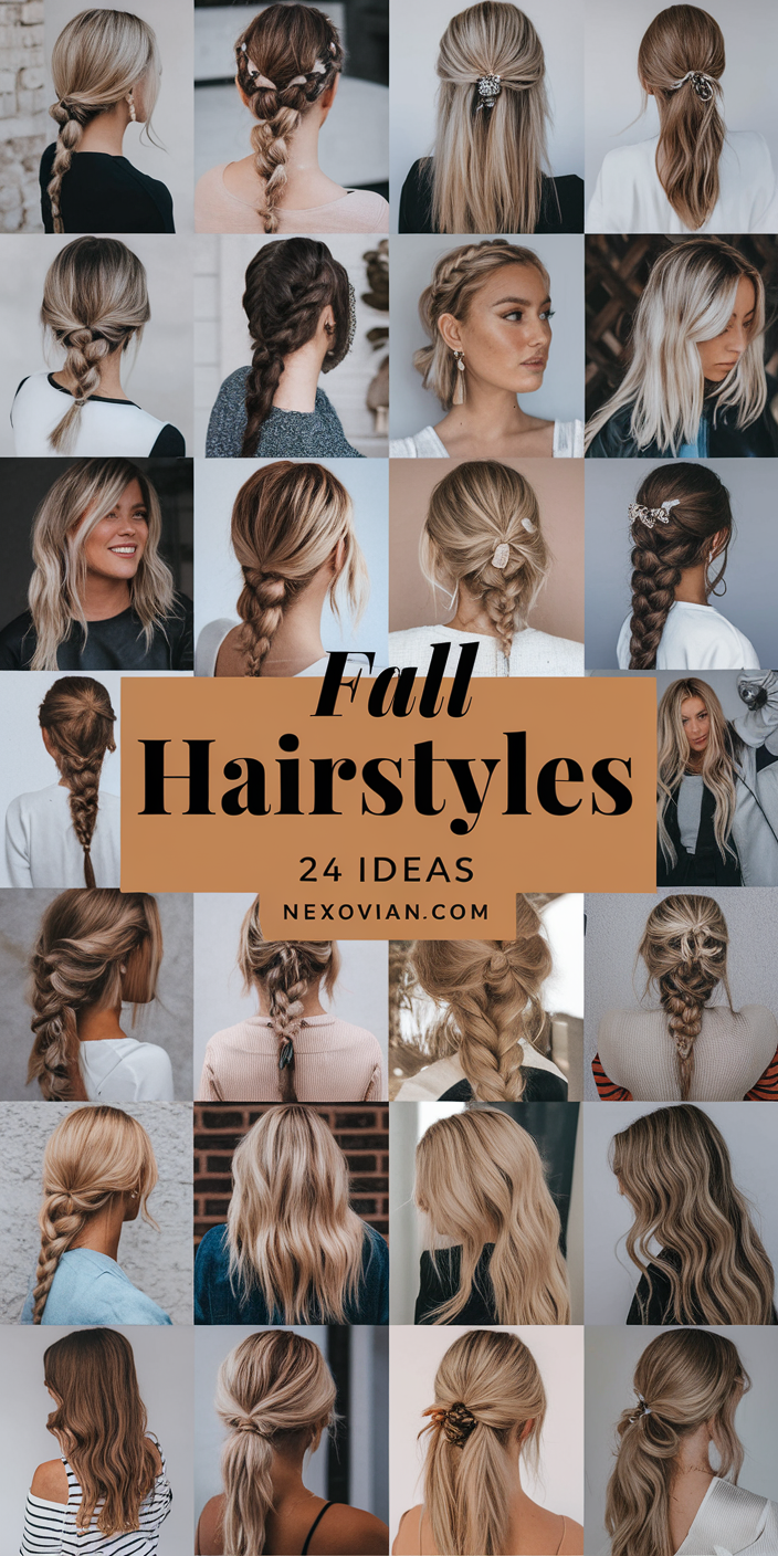 Embracing Fall Hairstyles 24 Ideas: Trends and Tips for the Season