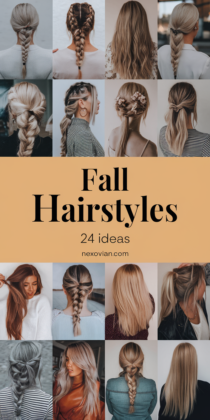 Embracing Fall Hairstyles 24 Ideas: Trends and Tips for the Season