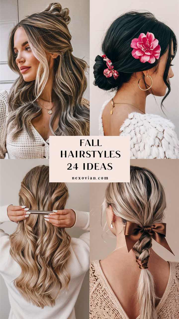 Embracing Fall Hairstyles 24 Ideas: Trends and Tips for the Season